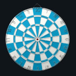 Blue And White Dartboard<br><div class="desc">Blue And White Dart Board</div>