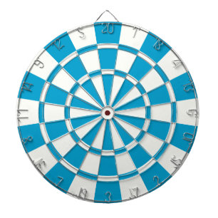 Blue And White Dartboard