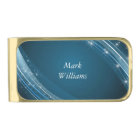 Blue and White Decorative Money Clip