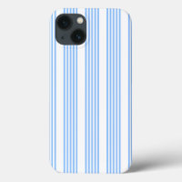 Blue and white five stripes pattern