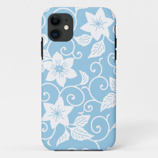 Blue and White Floral iPhone 5/5S Case