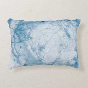 Blue and white floral mattress decorative cushion