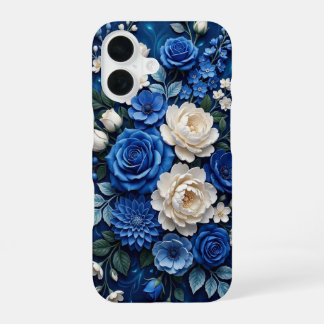 Blue and White Floral Phone Case, iPhone Case