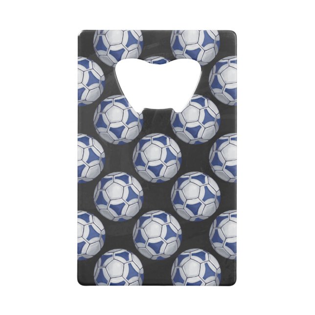 Blue and White Futbal Pattern (Front)