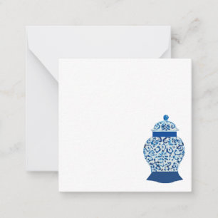 Blue and White Ginger Jar Card