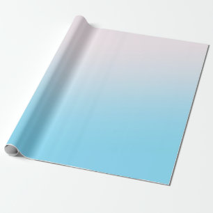 Blue and White Gradient Wrapping Paper