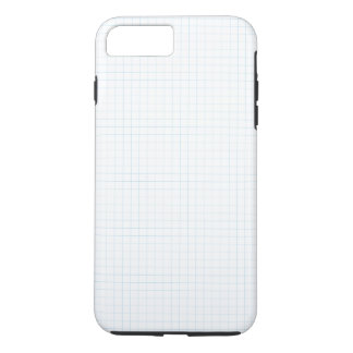 Blue and White Graph Paper iPhone 8 Plus/7 Plus Case