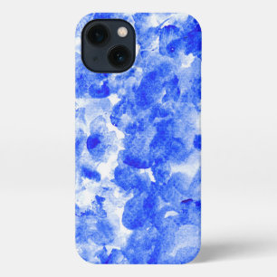 Blue and white i-Phone Case