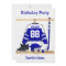 Blue and White Ice Hockey Jersey Birthday Party