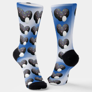 Blue And White, Lawn Bowls Socks