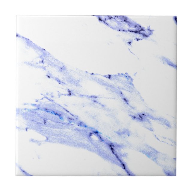 Blue and White Marble Tile (Front)