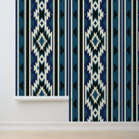 Blue and White  Navajo Design Pattern 