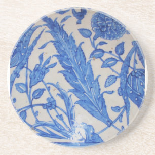 Blue and White Ottoman Ceramics Coaster