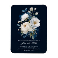 Blue and White Peony Wedding