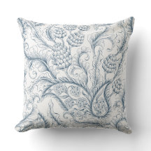 Blue and White Pineapple Paradise