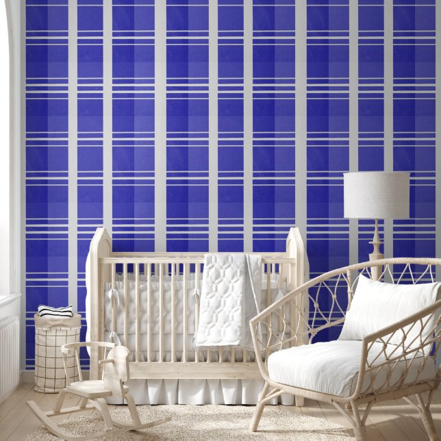 Blue And White Plaid  Wallpaper (Kids)