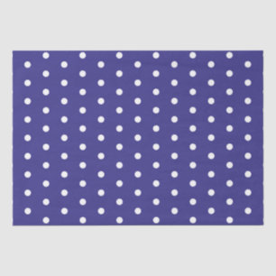 Blue and White Polka Dot Pattern   Tissue Paper
