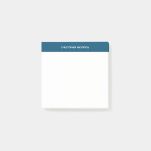 Blue and White Post-it Notes