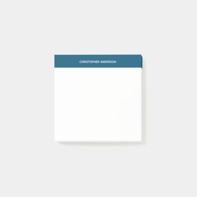 Blue and White Post-it Notes (Front)