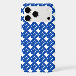 Blue and white shippo pattern