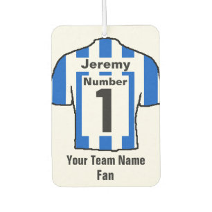 Blue and White Shirts Fan Car Air Freshener