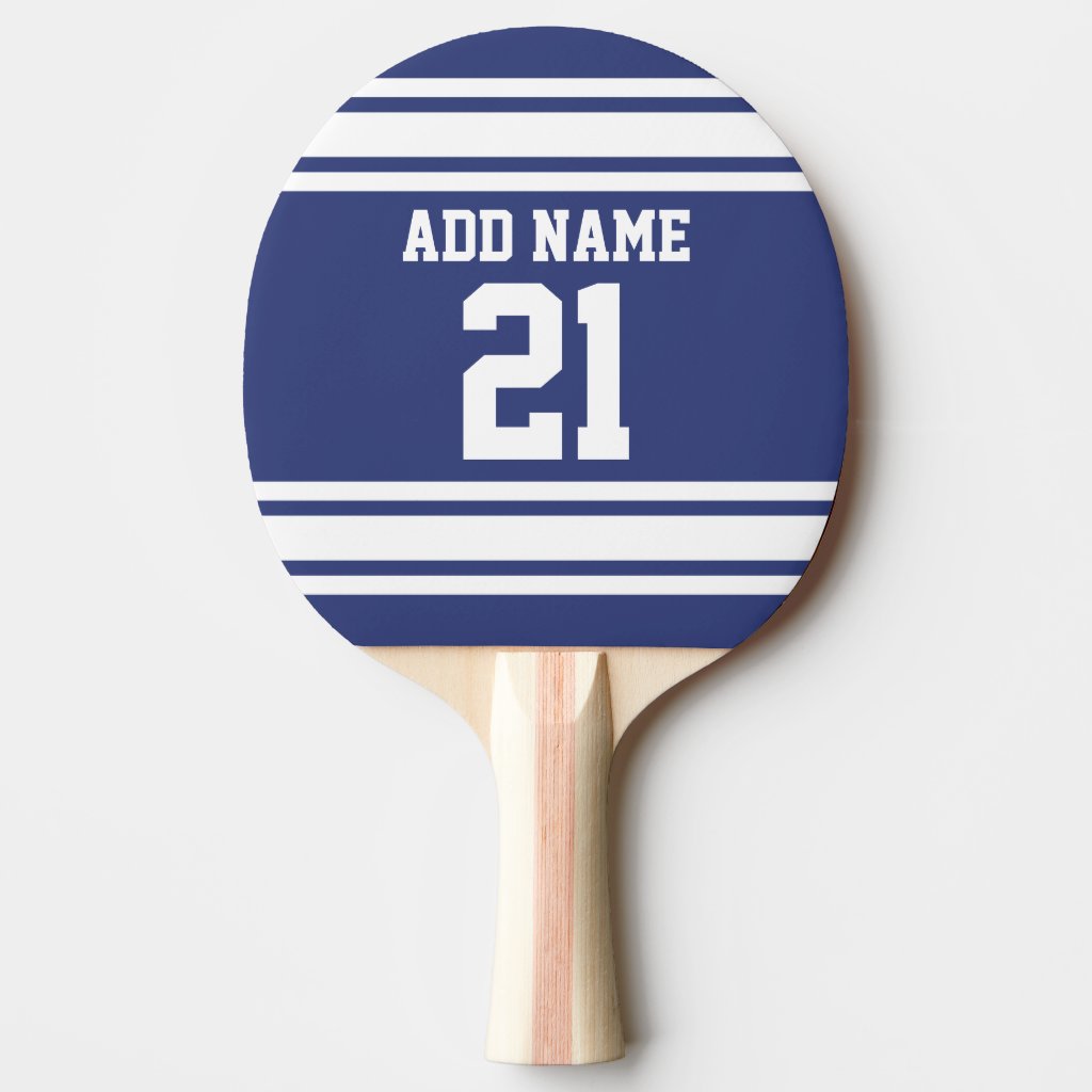 personalised ping pong paddle