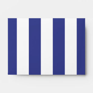 Blue and White Stripes Envelope