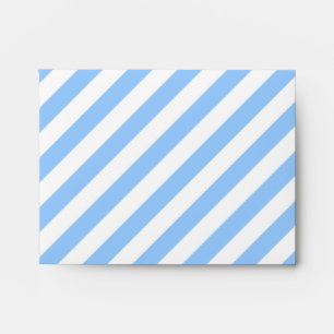 Blue and White Stripes. Envelopes