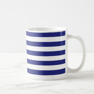 Blue And White Striped Mugs, Blue And White Striped Coffee & Travel Mug ...