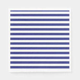 Blue and White Stripes Napkin