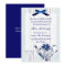 Blue and White Tea Party Bridal Shower Invitation