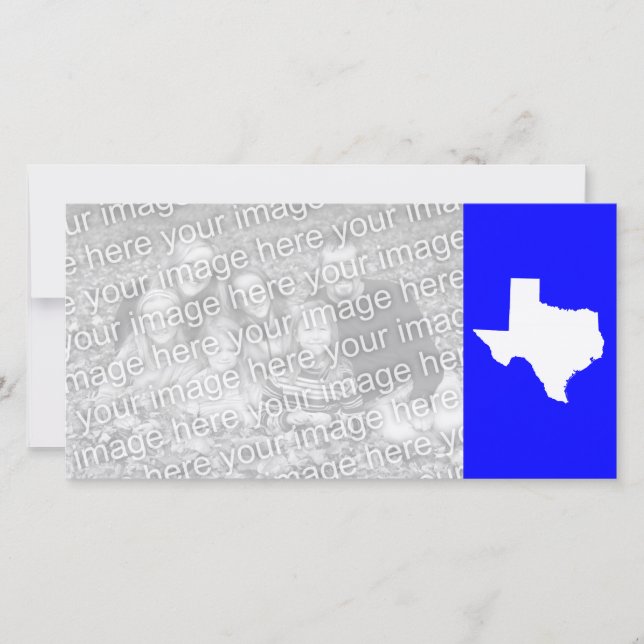 Blue and White Texas (Front)