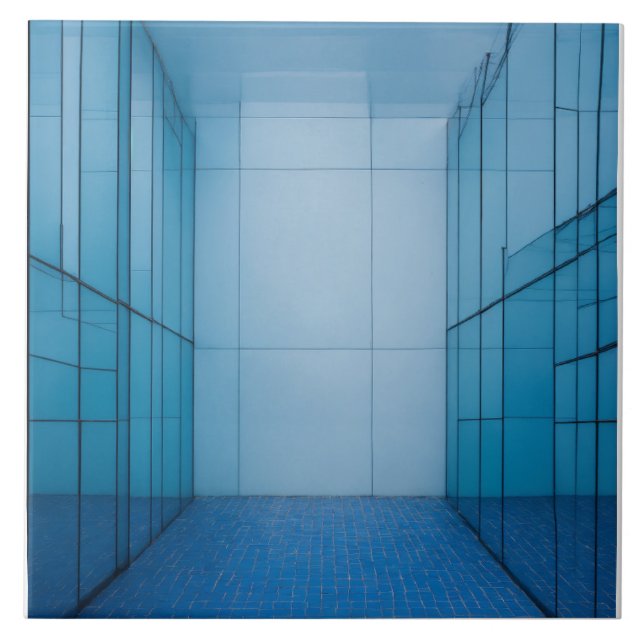 Blue and White Tile (Front)