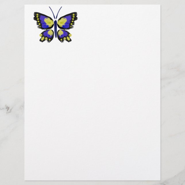 Blue and Yellow Butterfly (Front)