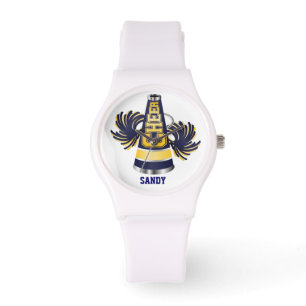 Blue and Yellow Cheerleader Watch