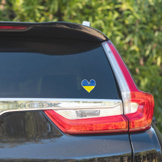Blue and yellow heart, Ukrainian flag colours