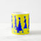 Blue And Yellow Lady Mug