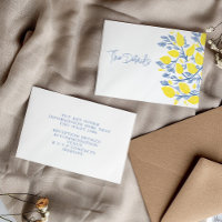 Blue and yellow lemon vines the details