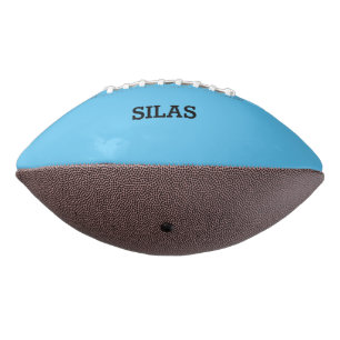 Blue and Yellow Personalised Football American Football