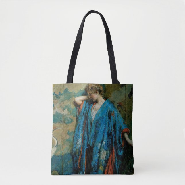 Blue and Yellow Tote Bag (Front)