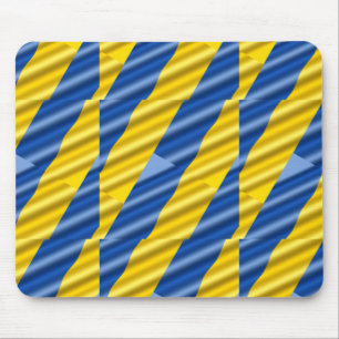 Blue and Yellow Ukraine Inspired peace anti war Mouse Mat