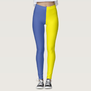 Blue and Yellow Ukraine Leggings