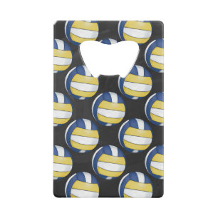Blue and Yellow Volleyball Patterns