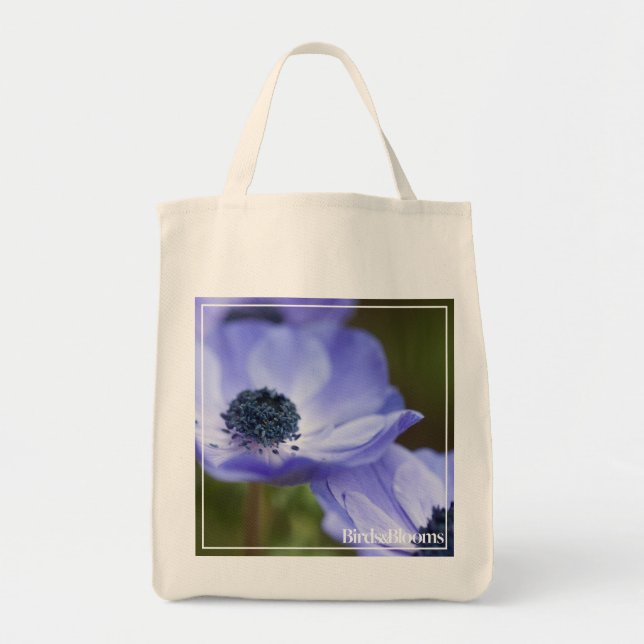 Blue Anemone Tote Bag (Front)