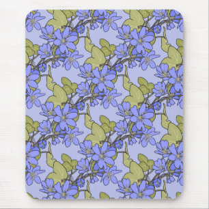 Blue Anemones Mouse Mat