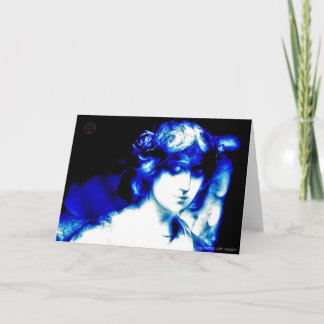 Blue Angel Card by HOUSEOFHOLY