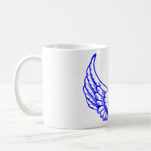 Blue Angel Wings Mug.  Coffee Mug