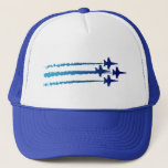 Blue Angels Diamond Hat<br><div class="desc">Original photo taken at Bethpage Jones Beach Air Show in 2012.</div>