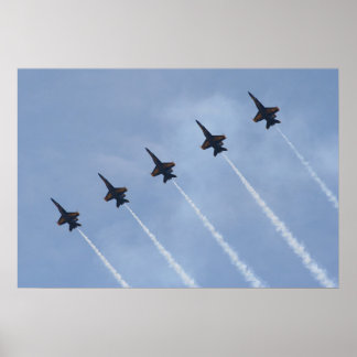 Blue Angels FA-18 Poster