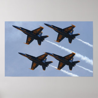Blue Angels FA-18 Poster